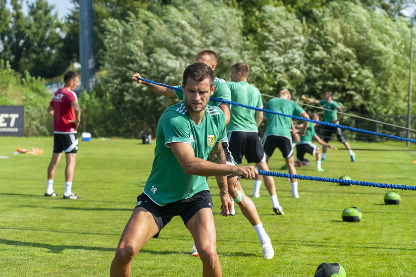 Pilka nozna. Ekstraklasa. Slask Wroclaw Trening. 23.08.2018