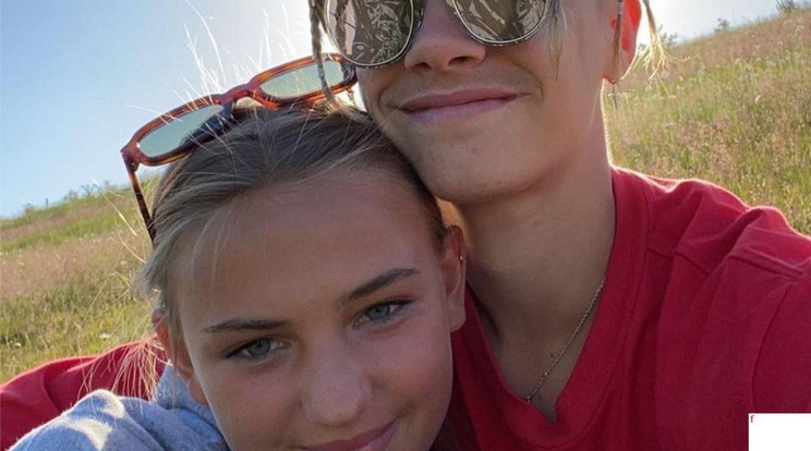 Romeo Beckham fülig szerelmes /Fotó: Northfoto 