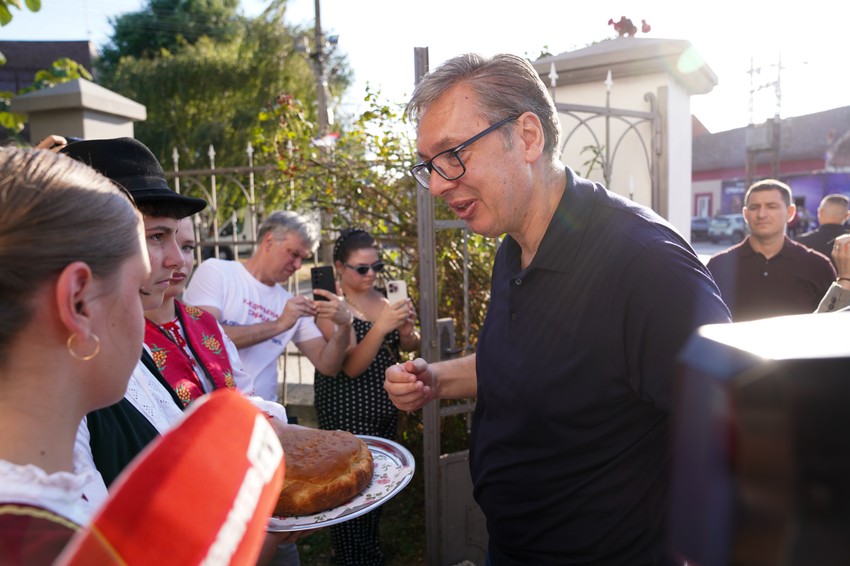 Aleksandar Vučić u Belegišu