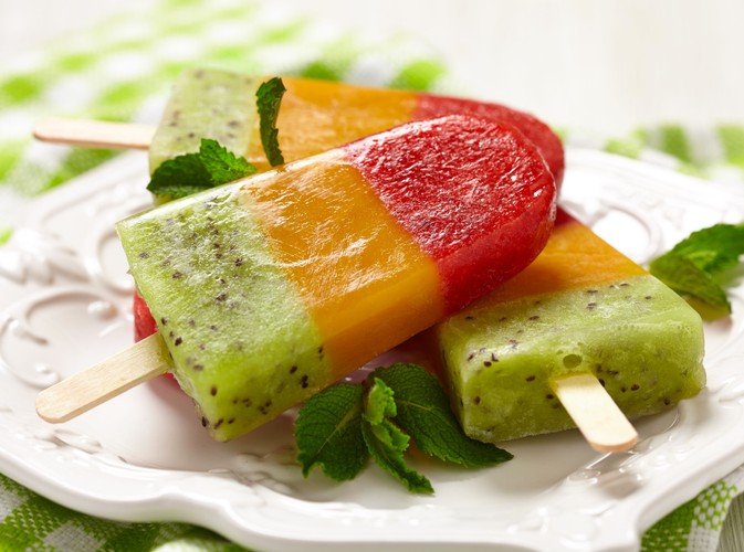 Owocowy sorbet z herbaty: