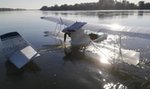 Samolot wylądował na Wiśle w Toruniu. Dwie osoby ewakuowane