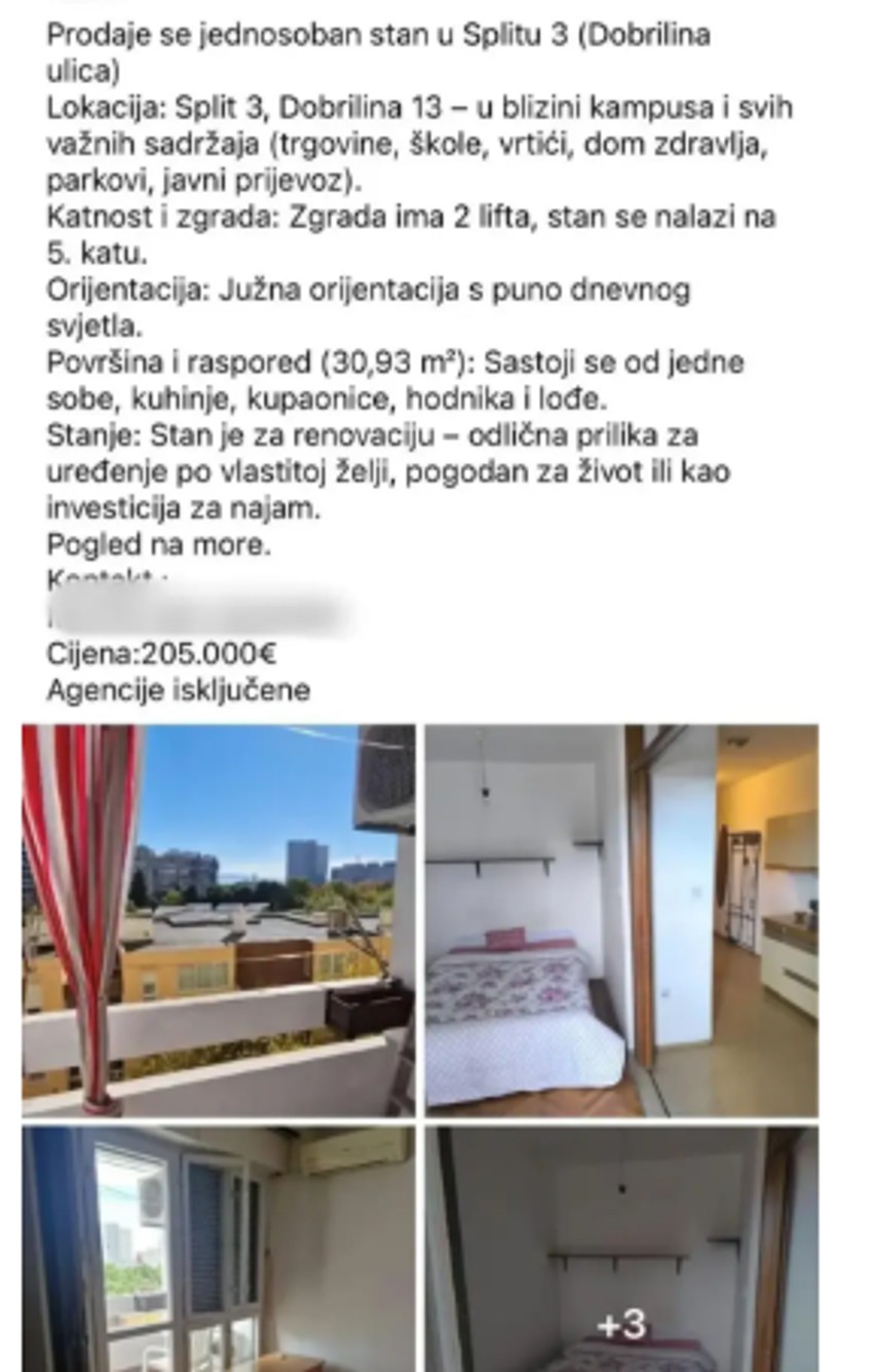 Oglas za stan