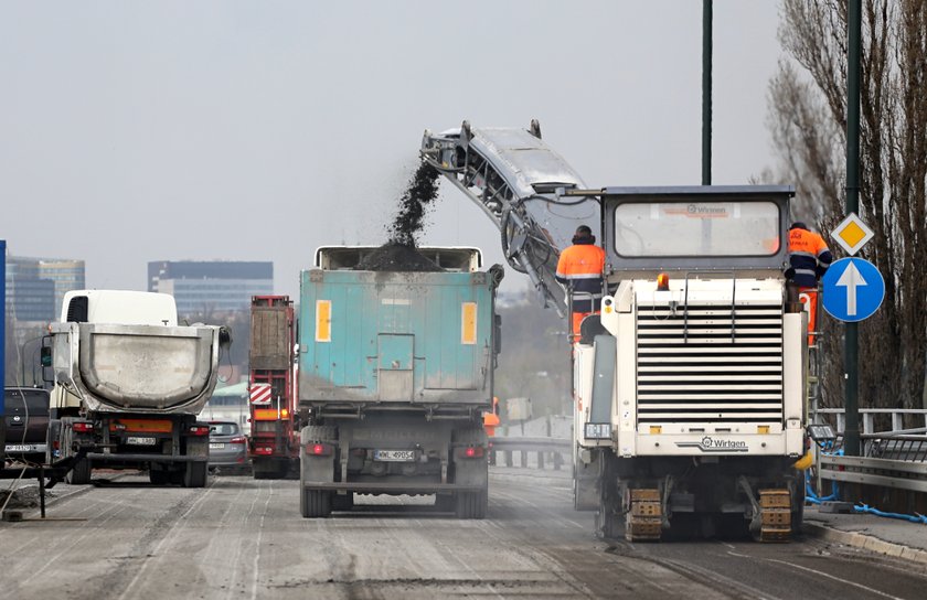 Ruszył remont mostu Łazienkowskiego 