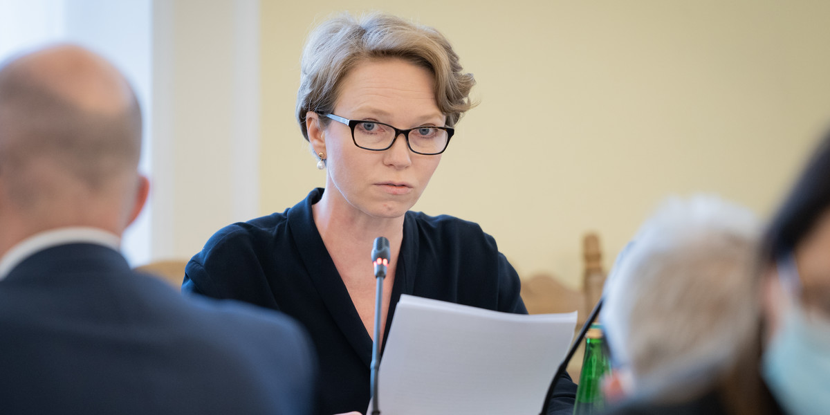 Marta Kightley, wiceprezes NBP i pierwszy zastępca prezesa NBP.