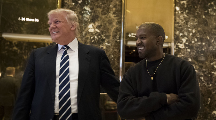 Kanye és Trump. a két volt jó barát/Fotó -Europress-GettyImages