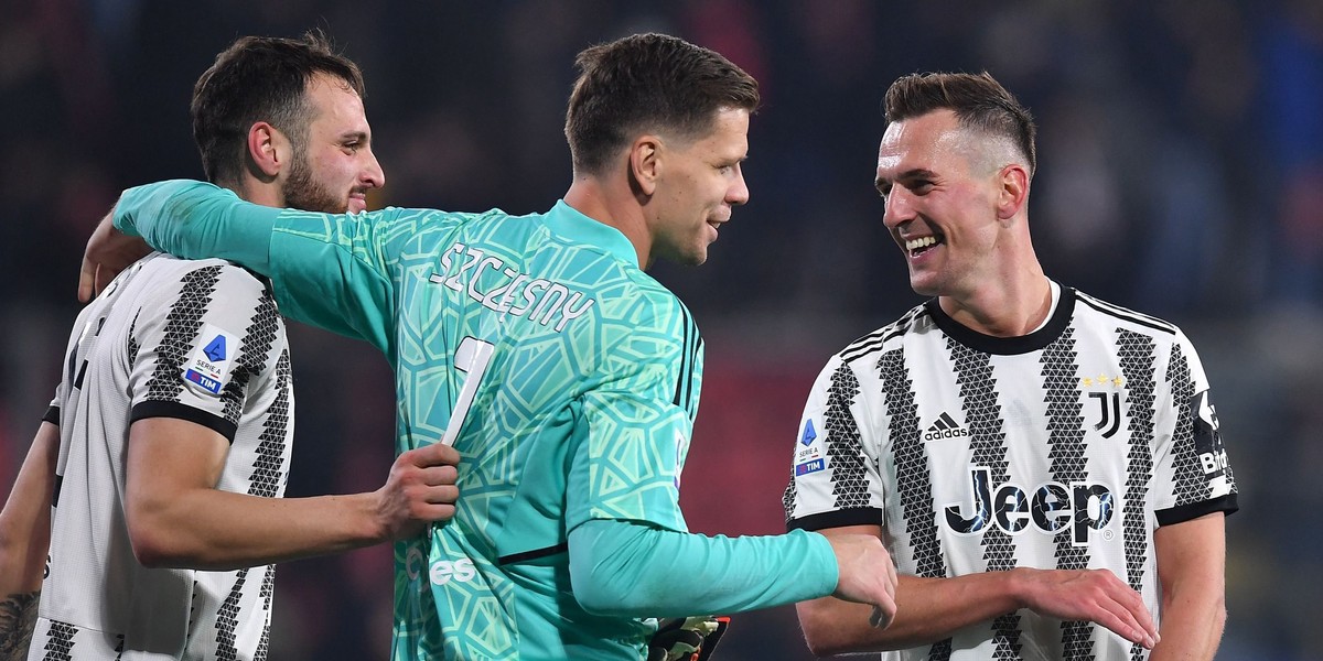 Piłkarzami Juventusu są Wojciech Szczęsny oraz Arkadiusz Milik