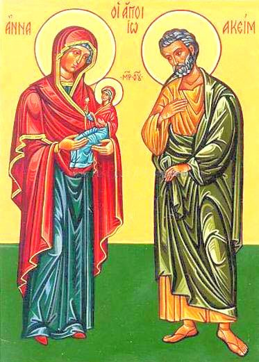 Święci Joachim i Anna z Maryją