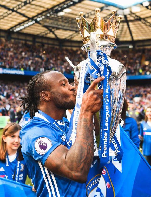 Victor Moses made 33 appearances to help Chelsea win the Premier League in the 2016/2016 season. (Getty Images) 