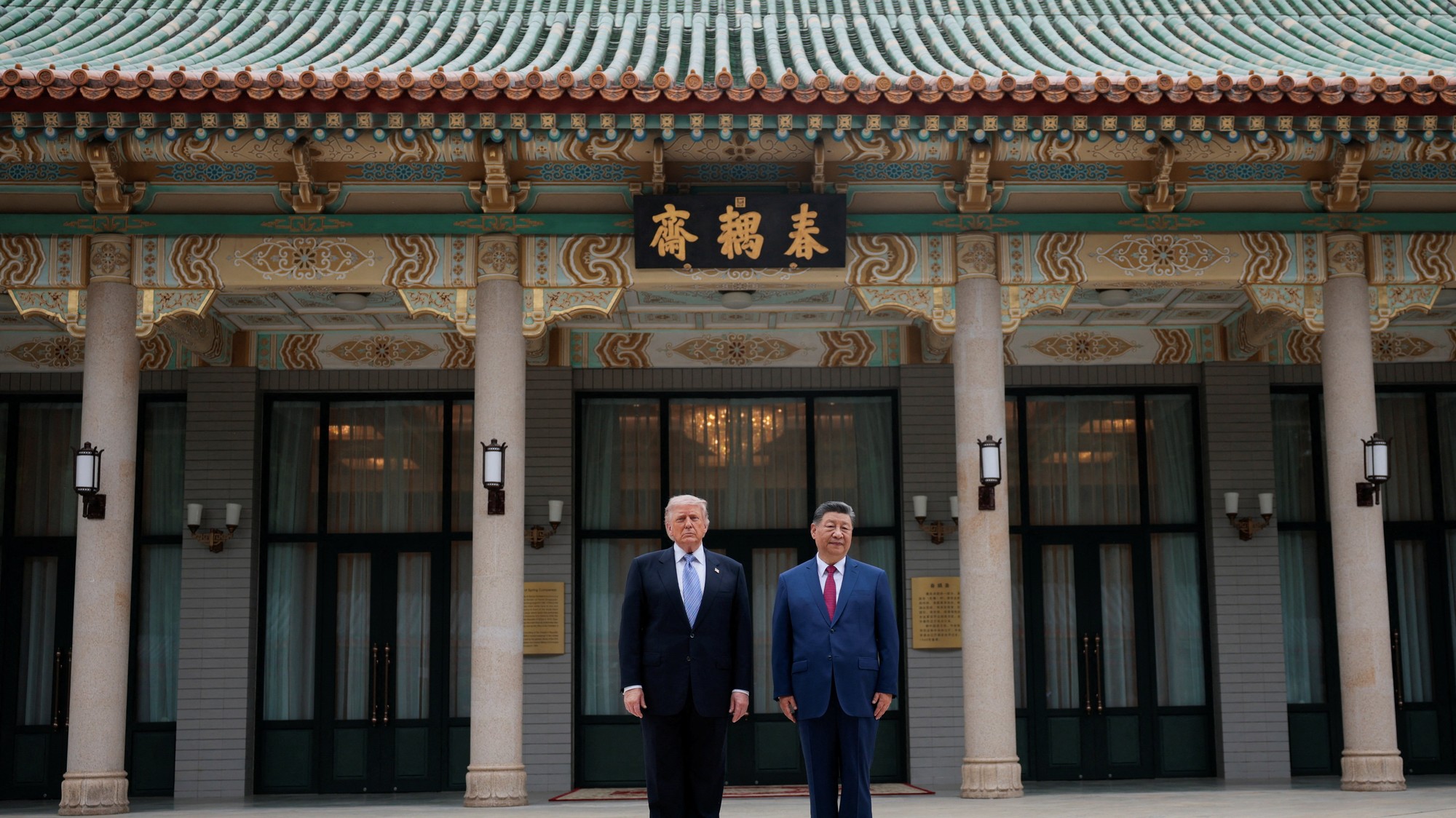 Donald Trump a Si Ťin-pching v Pekingu