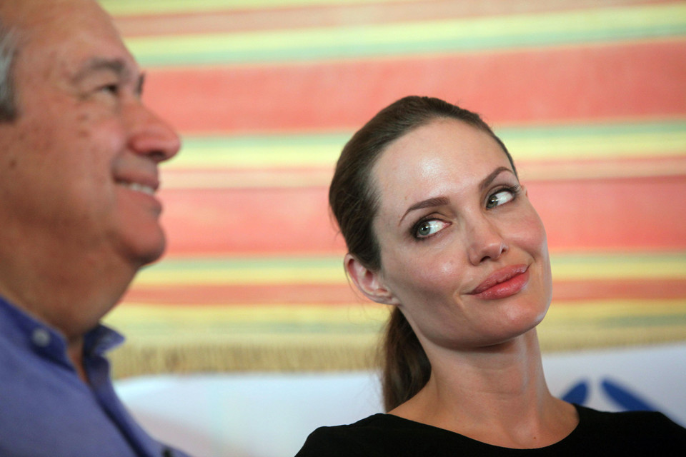 Angelina Jolie w obozie dla syryjskich uchodźców