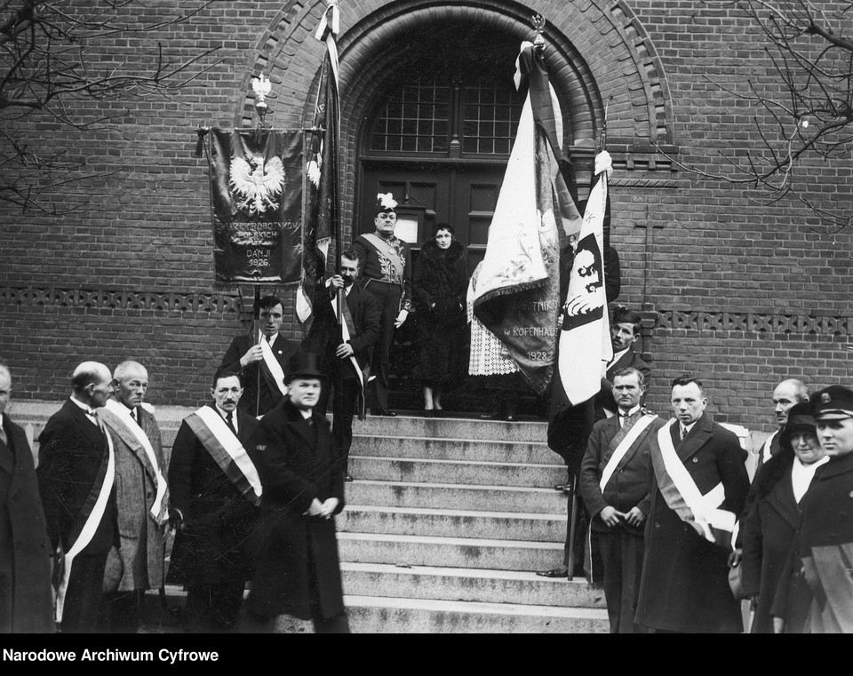 Obchody święta 11 listopada w Kopenhadze, rok 1933. 