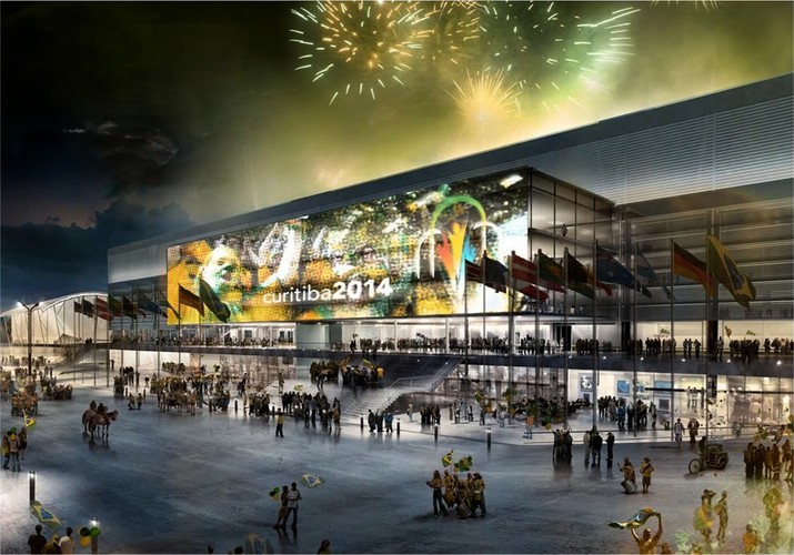 Curitiba Arena Baixada (makieta)