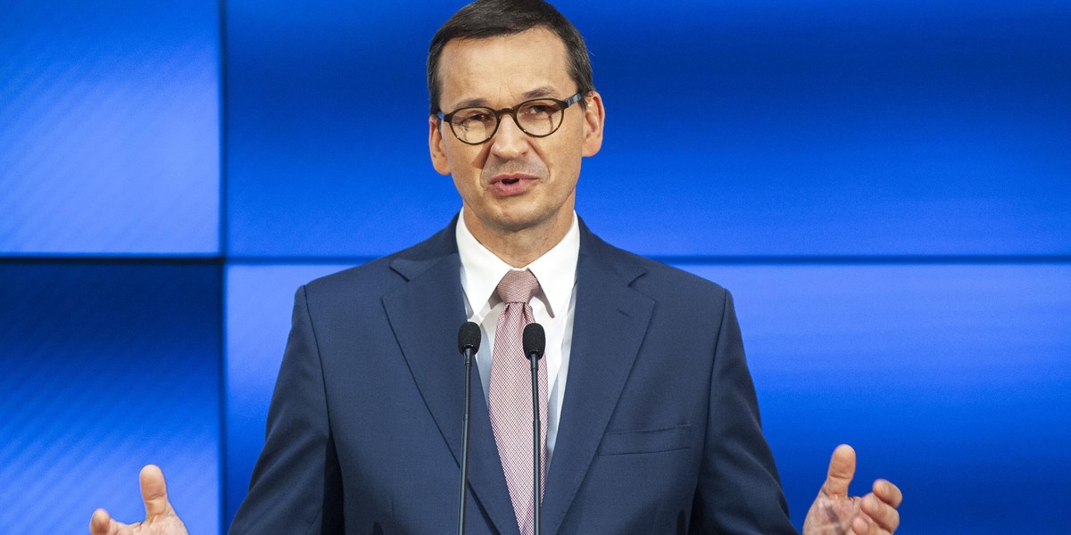 Premier rządu Mateusz Morawiecki 