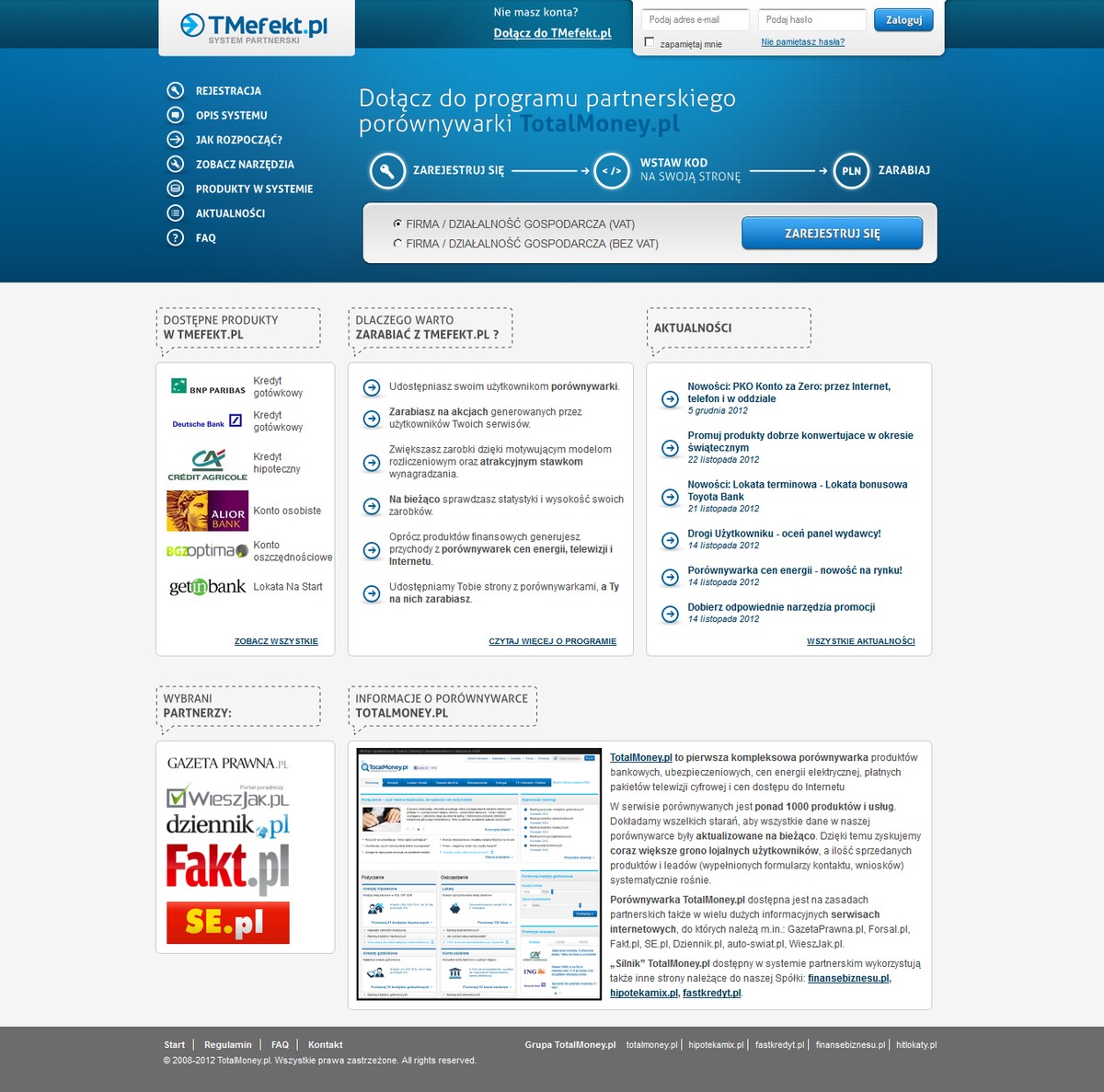 System Partnerski – TMefekt.pl
