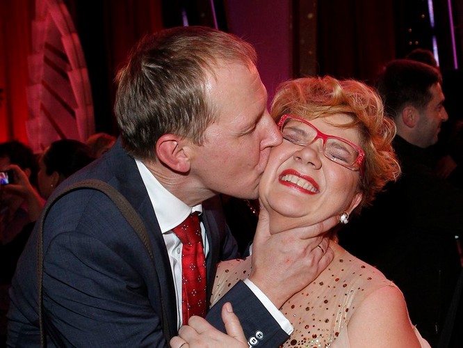 Dorota Zawadzka z mężem