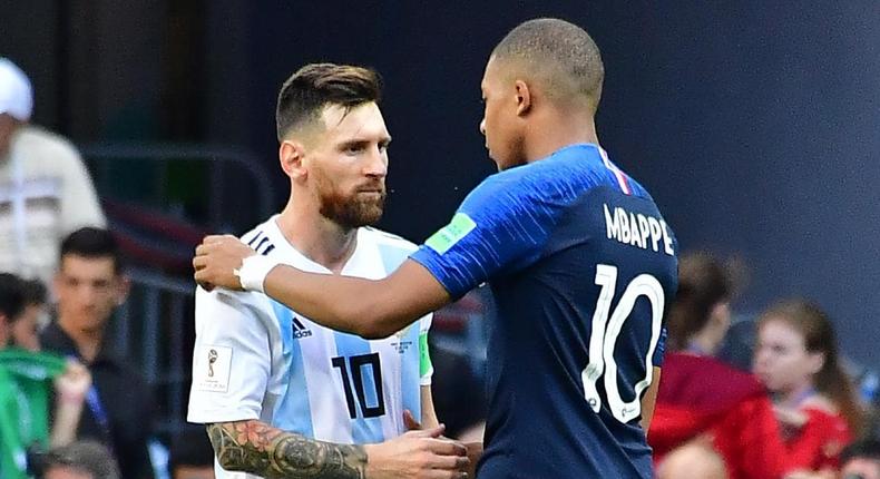 Kylian Mbappe beats Lionel Messi in FIFA’s top ten players