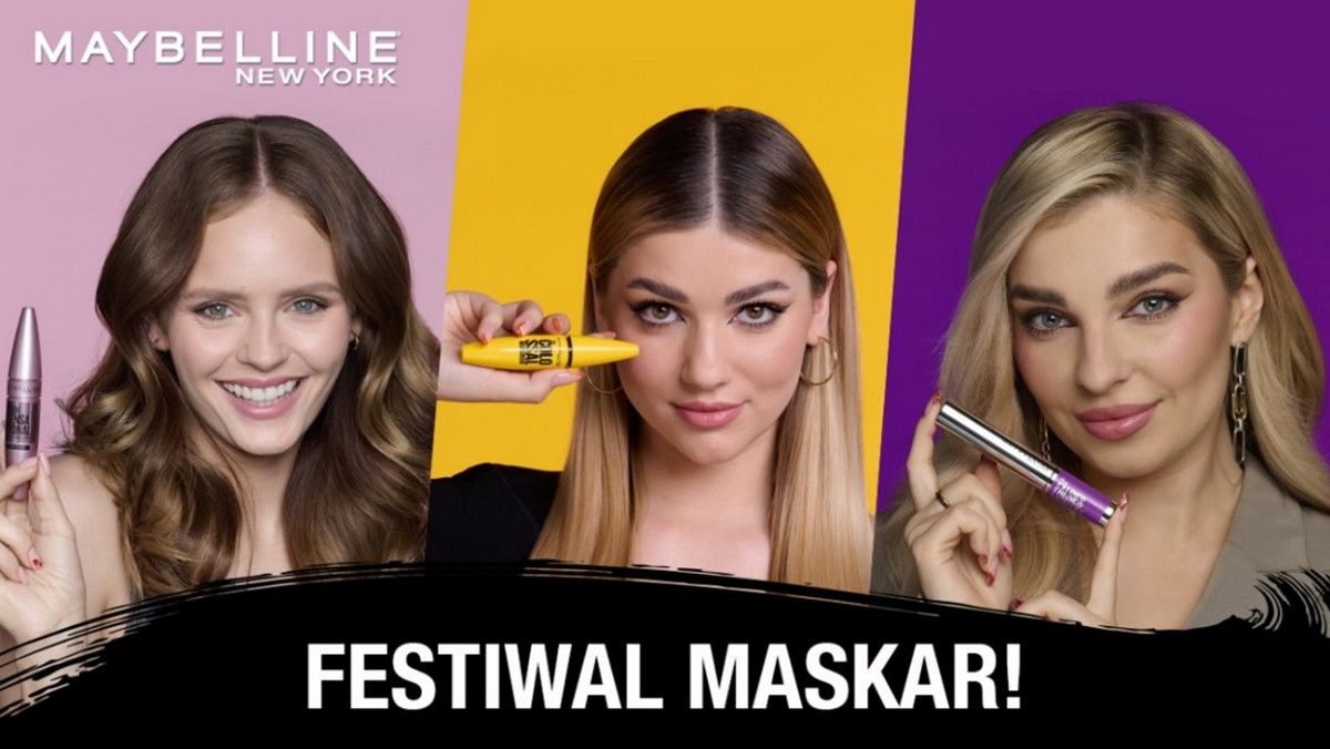 <strong>Maybelline New York ruszyła z nową kampanią - Festiwal Maskar. Olga Kalicka, Julia Żugaj i Vanessa Wilczewska zostały jej twarzami i już wybrały swoje ulubione tusze do rzęs od Maybelline New York. Naturalny look, efekt wachlarza rzęs czy colossalne pogrubienie? Jesteście ciekawi, na jakie efekty postawiły dziewczyny?</strong>