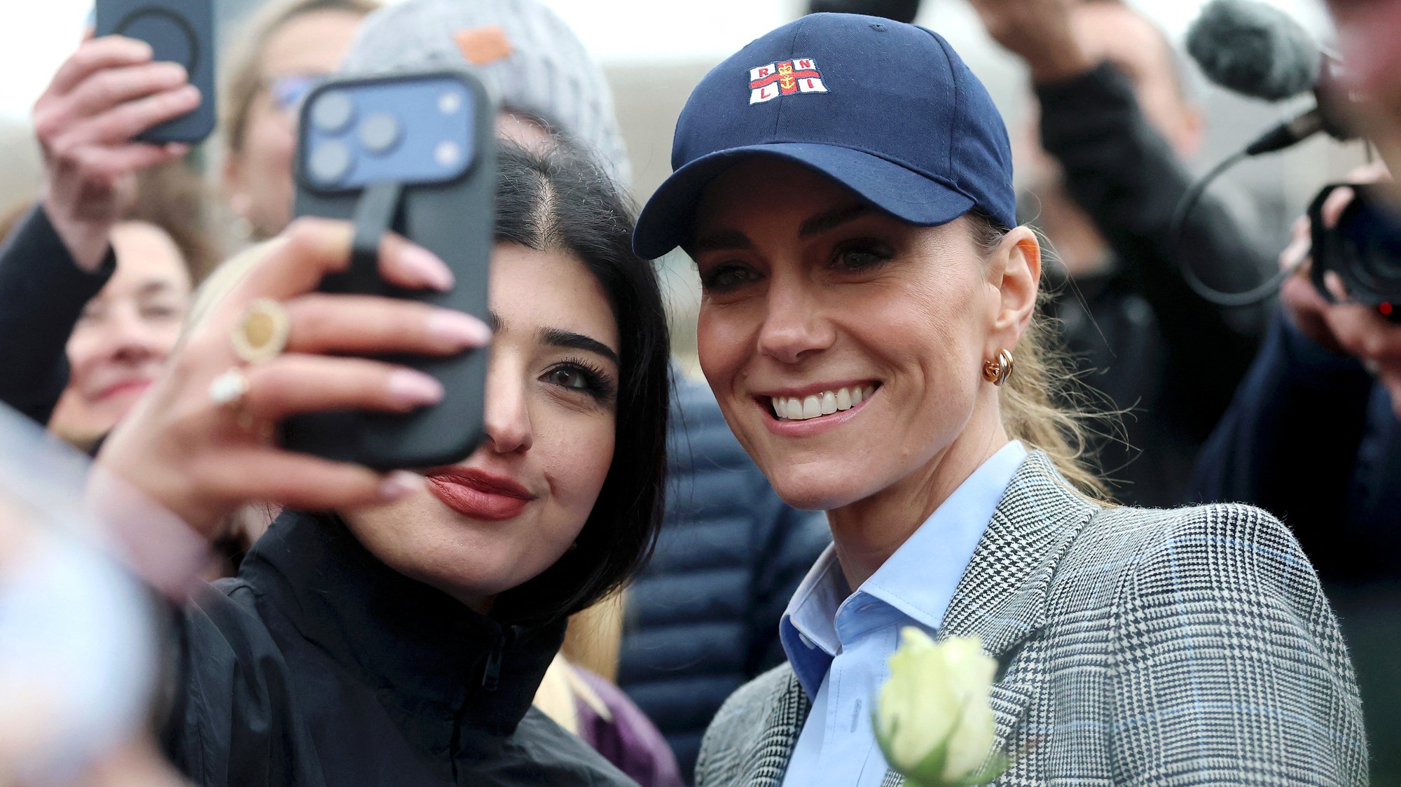 Princezná Kate počas svojej návštevy stanice RNLI Tower 12. marca 2026 v Londýne v Anglicku. Chris Jackson/Pool via REUTERS
