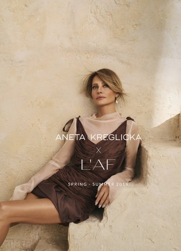 Aneta Kręglicka w kampanii marki L’AF wiosna/lato 2019