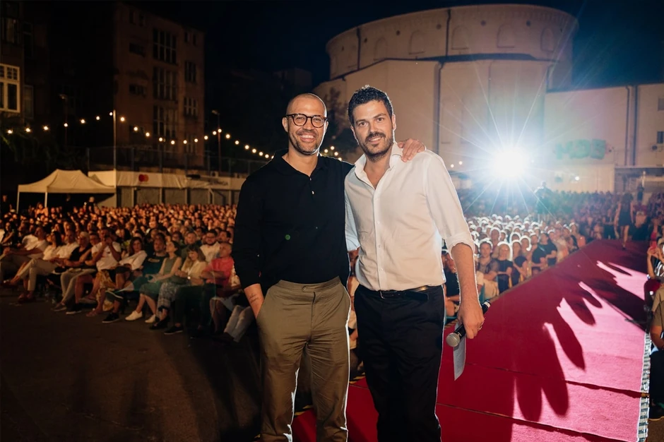 Kord Džeferson u društvu direktora Sarajevo Film Festivala Jovana Marjanovića