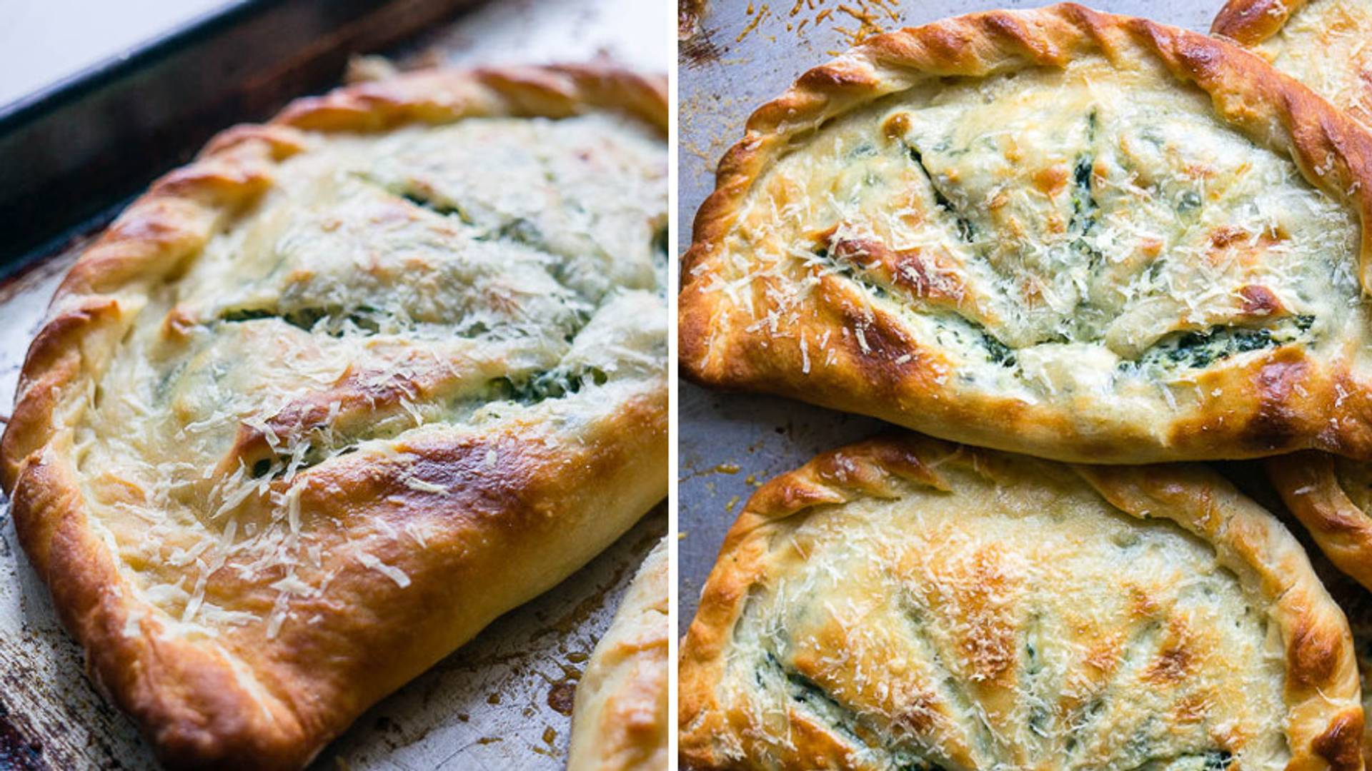 Domowy pierożek Calzone ze szpinakiem, który smakuje lepiej niż u Włocha Ofeminin