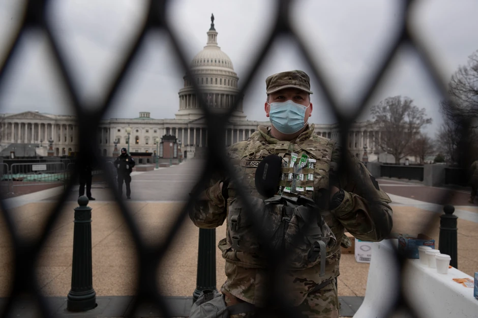 Obezbeđenje nakon upada u Kapitol