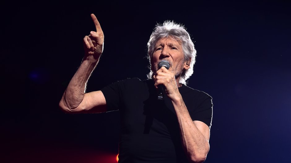 Roger Waters podczas koncertu w Bolonii, 28 kwietnia 2023 r.