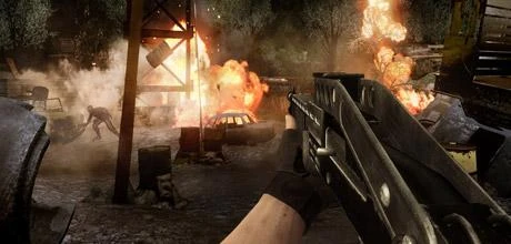 Screen z gry "Far Cry 2" (wersja na Xboxa 360)