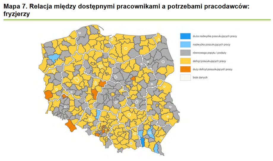 Poszukiwane zawody w branży usługowej w 2020 r. z badania "Barometr zawodów"