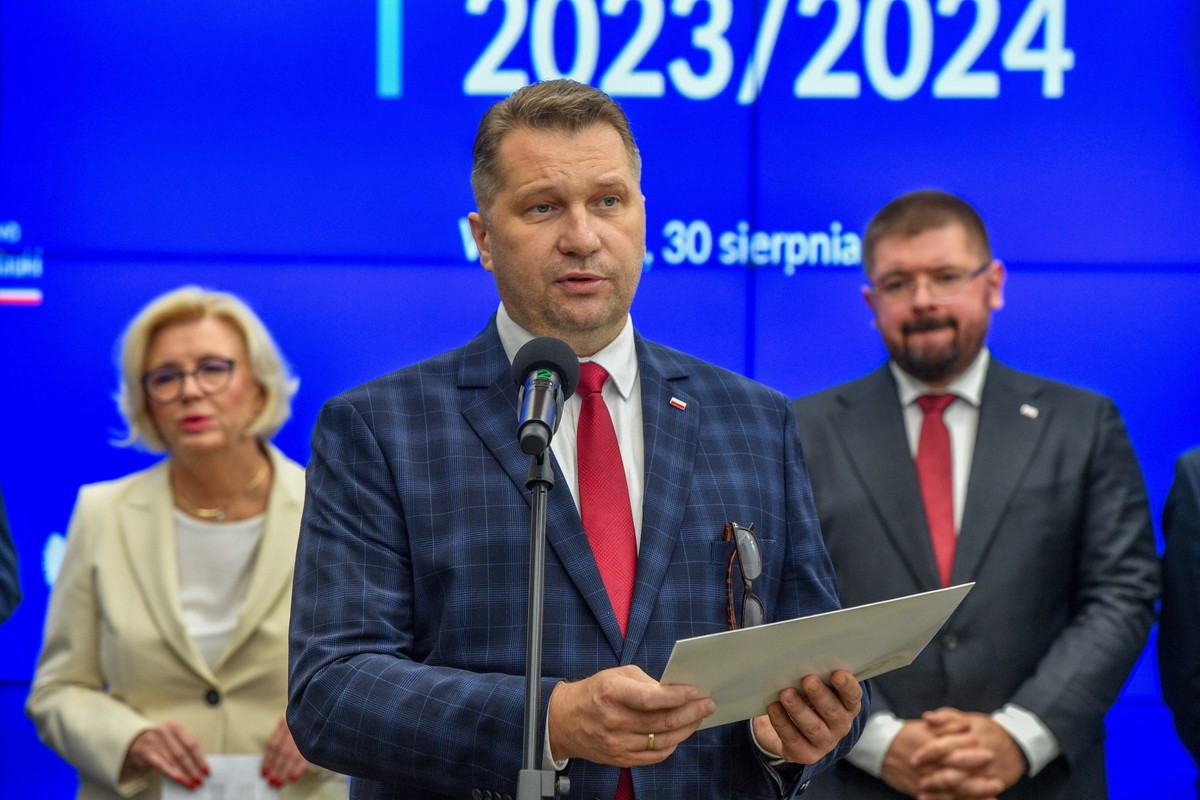 Minister edukacji i nauki Przemysław Czarnek
