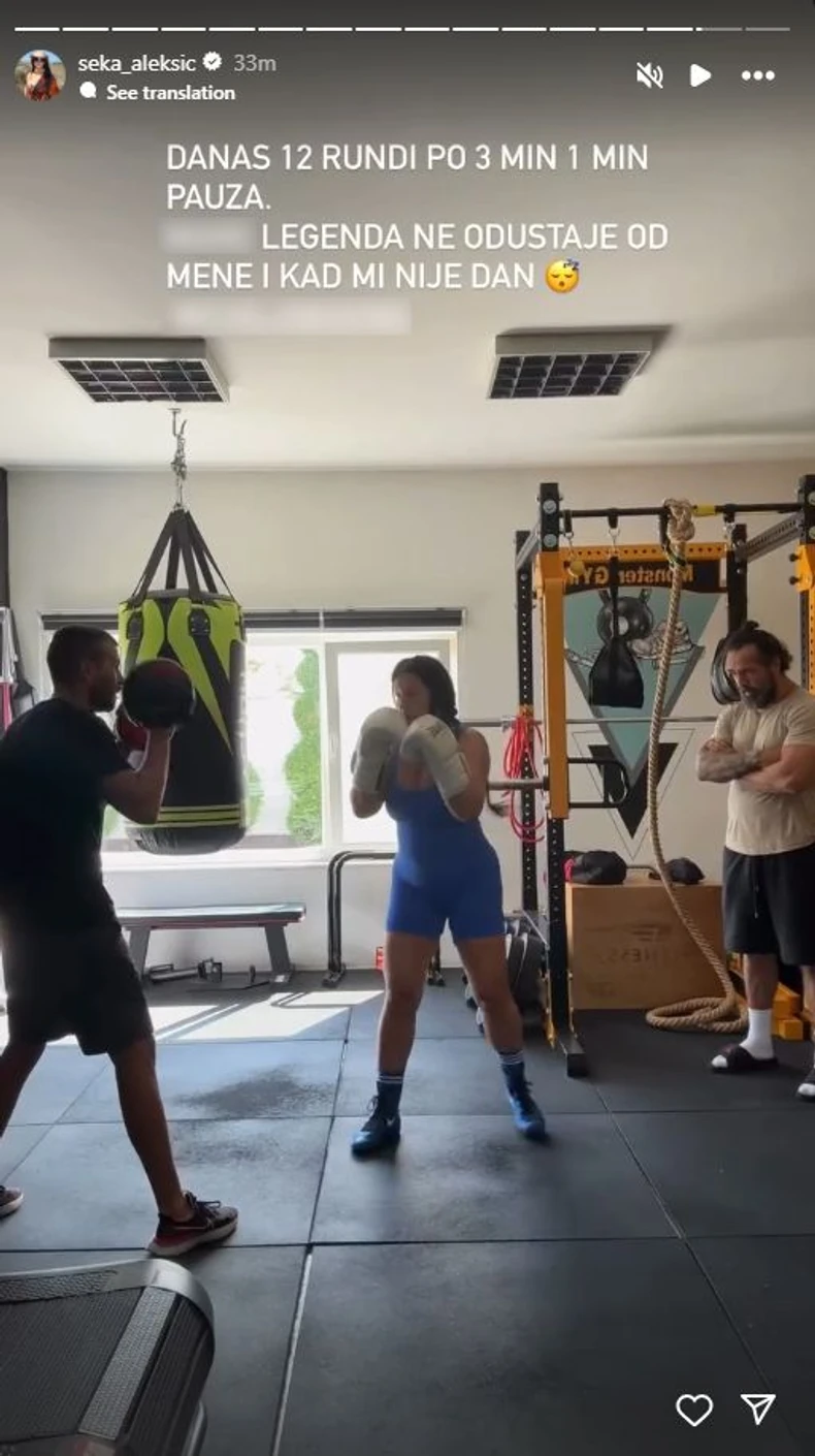 Seka Aleksić, objava