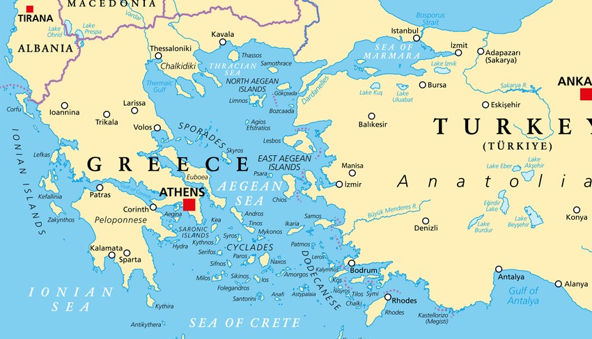 Sporna teritorija u Egejskom moru