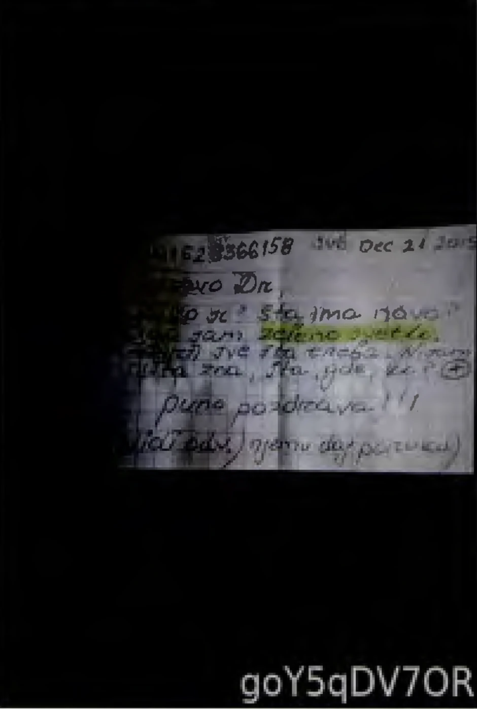 Poruka koju je Milošević dobio od Solde: Zabranjeno preuzimanje fotografije bez dozvole redakcije "Blic"