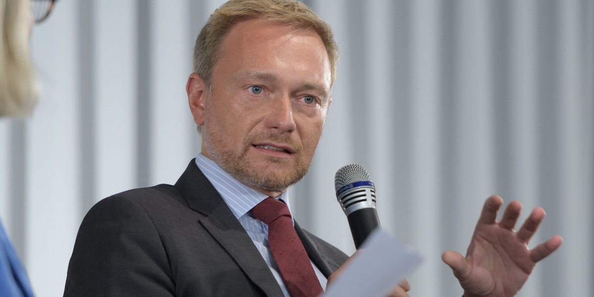 Christian Lindner chce pomocy dla "najbardziej dotkniętych" podwyżkami cen energii.