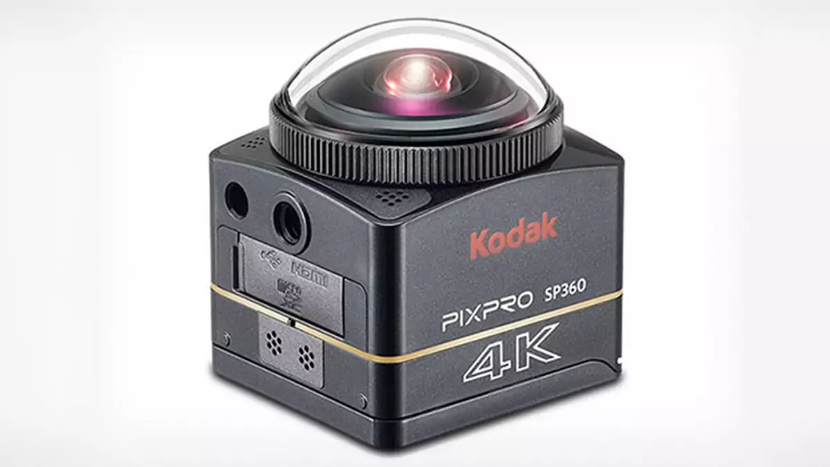 Kodak PixPro SP360-4K - sportowa kamera rejestrująca 360 stopni w 4K