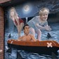 Mural w Belfaście przedstawiający trzech ostatnich premierów – Borisa Johnsona, Liz Truss i Rishiego Sunaka