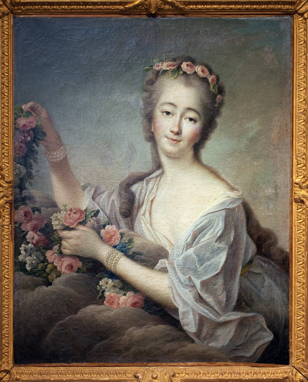 Francois Hubert Drouais - portret madame du Barry