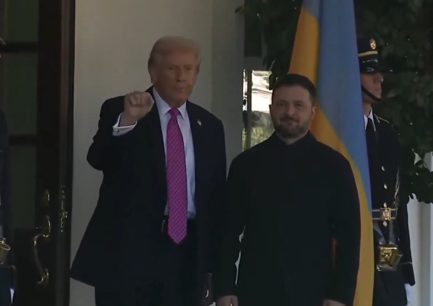 Donald Tramp i Volodimir Zelenski