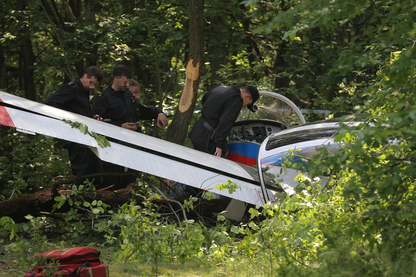 Wypadek samolotu w Warszawie. Kilka osób poszkodowanych