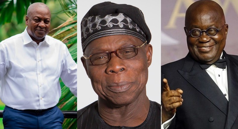 Ex-Nigerian President Obasanjo cautions Akufo-Addo, Mahama ahead of December polls