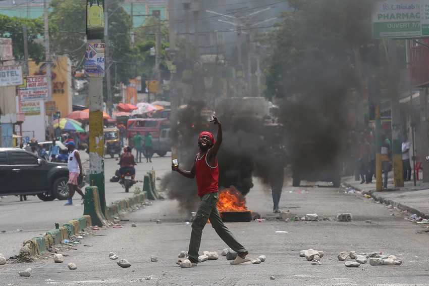 Antivladin protest u Port-o-Prensu 26. marta