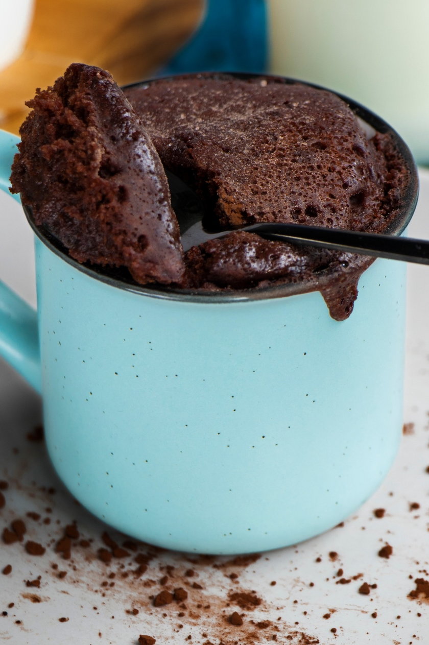 Ciasto czekoladowe w kubku