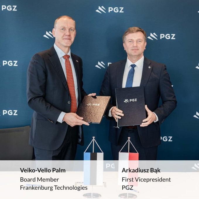 PGZ podpisuje porozumienie z estońską Frankenburg Technologies.