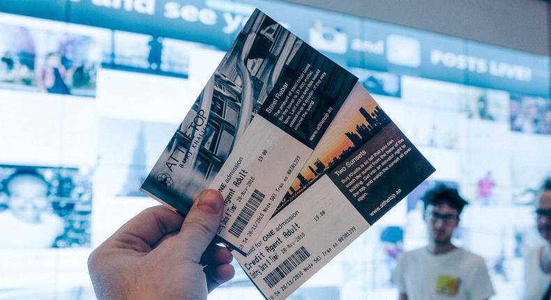 To visit the Burj Khalifa, you have to buy tickets for a certain date and time. The price of the ticket depends on the time. If you want to go around 5 p.m. (sunset), it could be as much as $60. I decided to go around 7 p.m., which cost me $40.