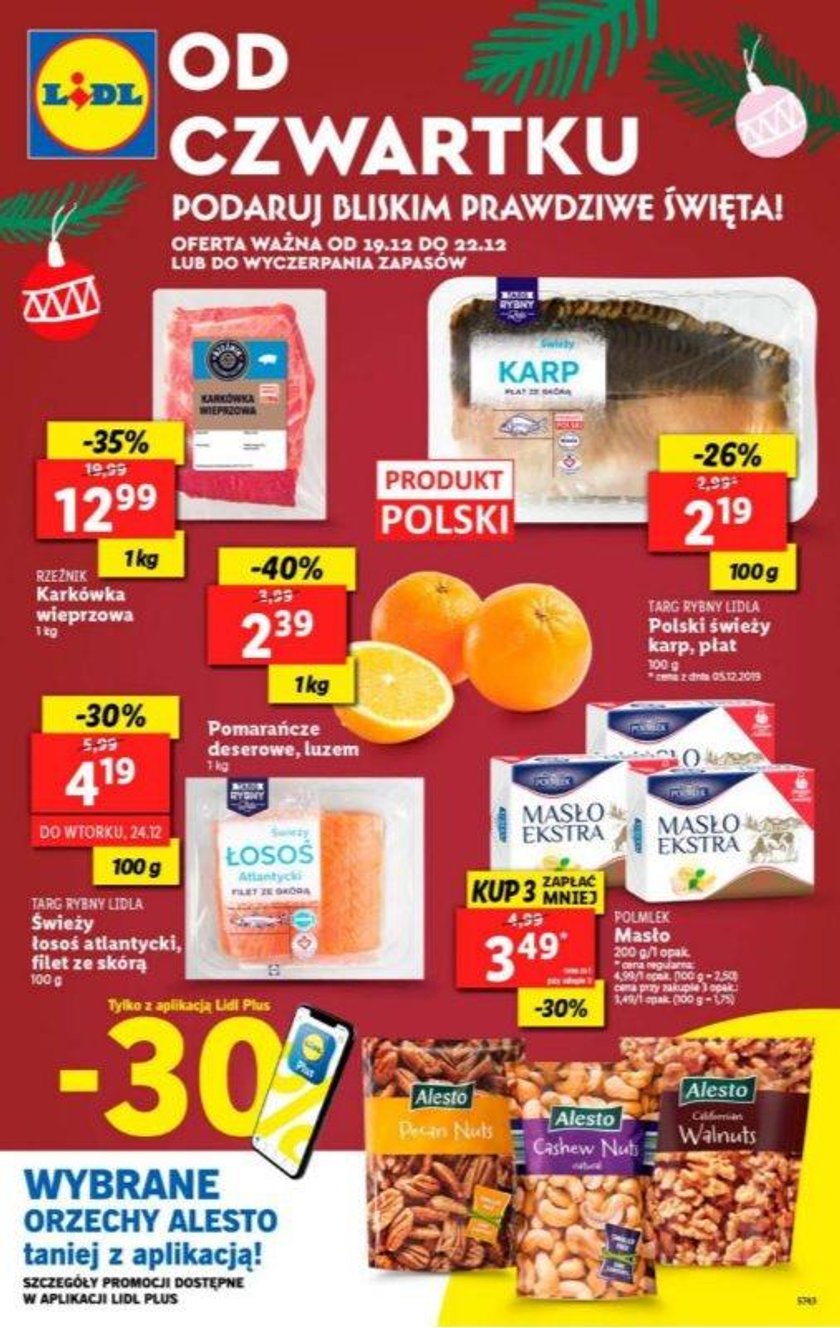 Lidl - oferta promocyjna 19-22 grudnia 2019