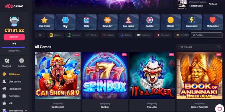 woo casino 