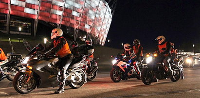 Nocna parada motocyklistów