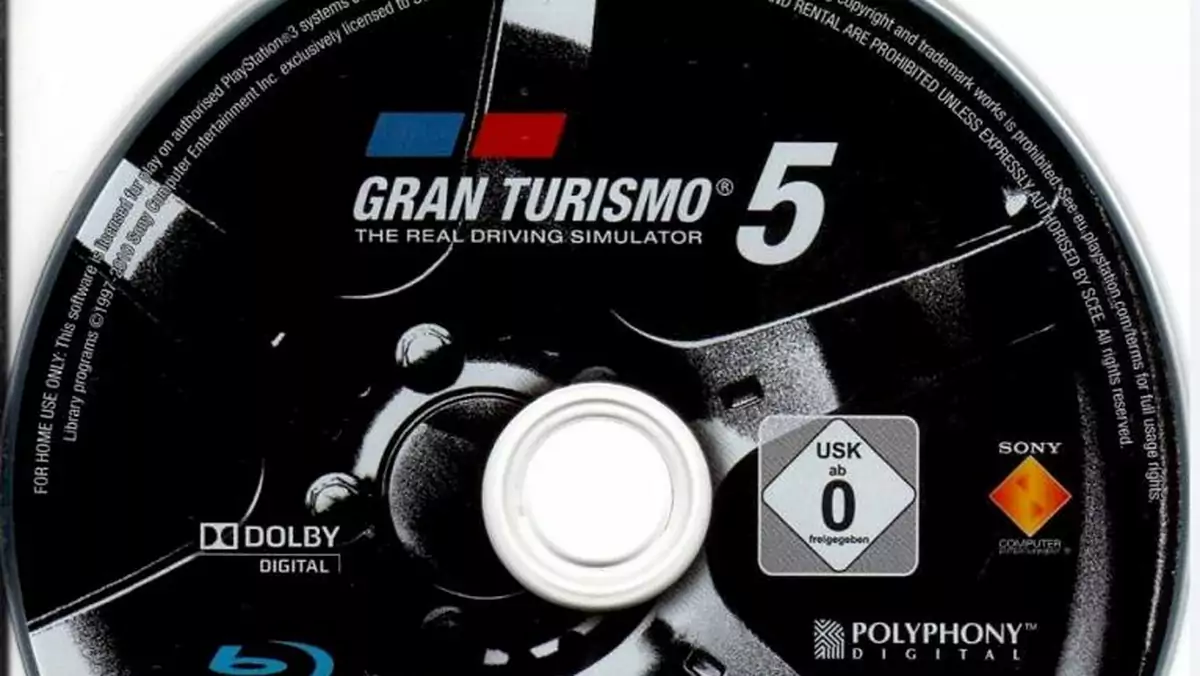 Ktoś już gra w Gran Turismo 5! Zobaczcie jak wygląda okładka gry