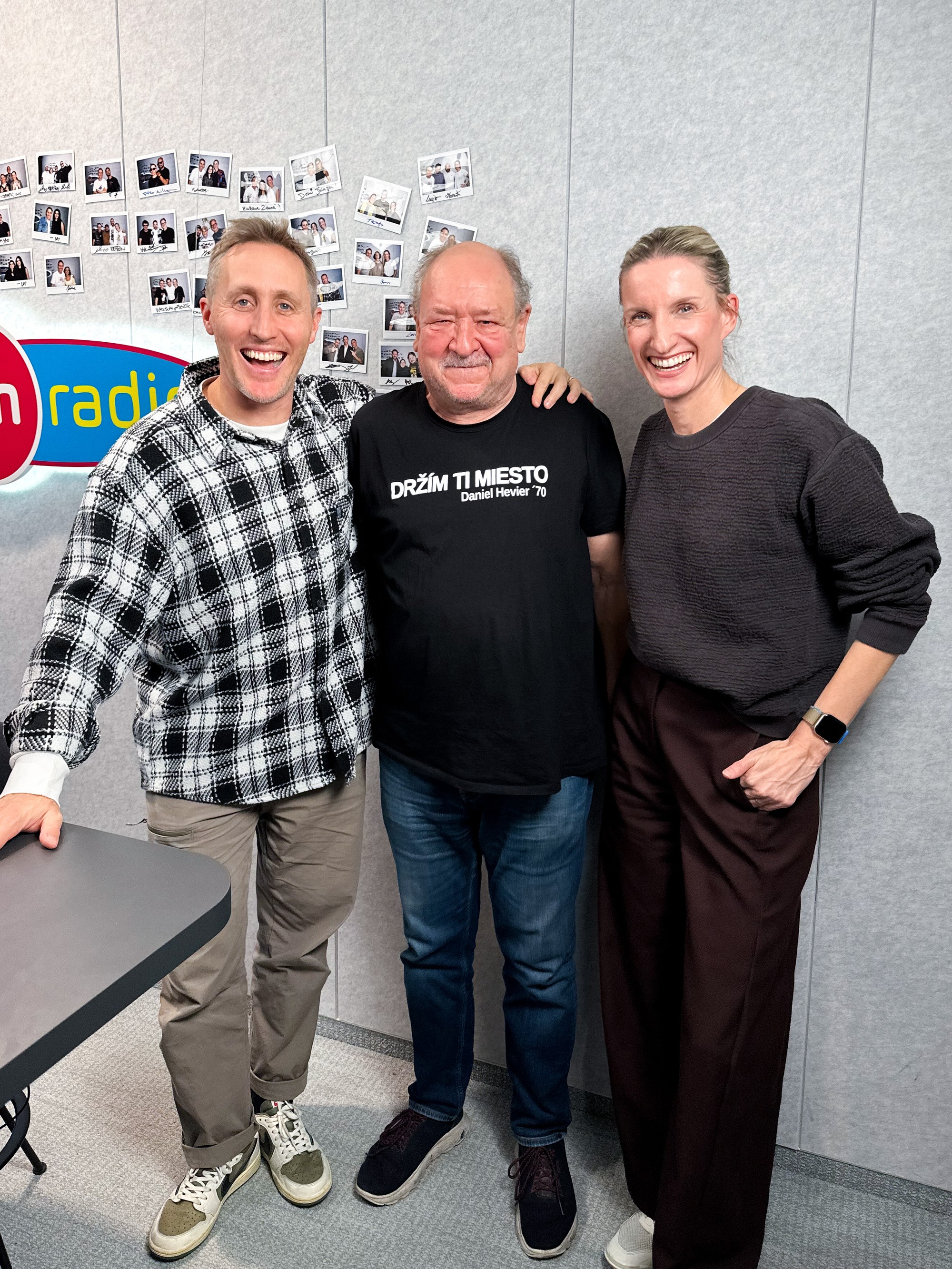 Matej Sajfa Cifra, Daniel Hevier a Adela Vinczeová.