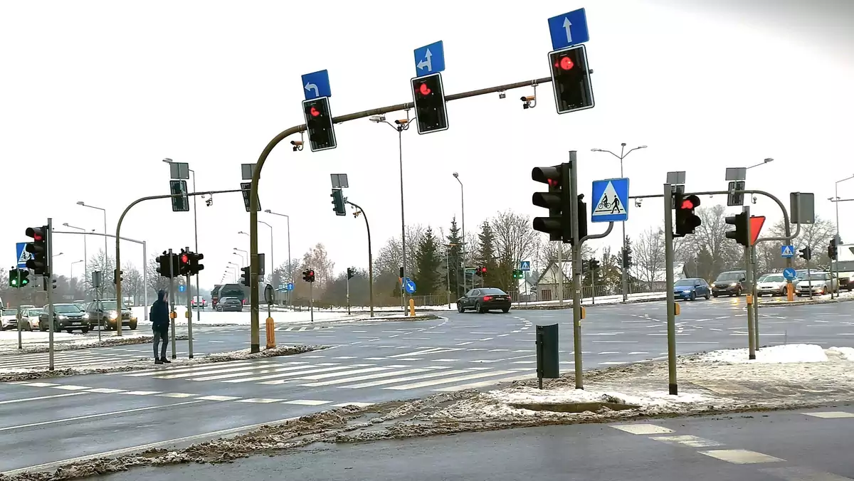 Skrzyżowanie w Szczecinie objęte systemem RedLight